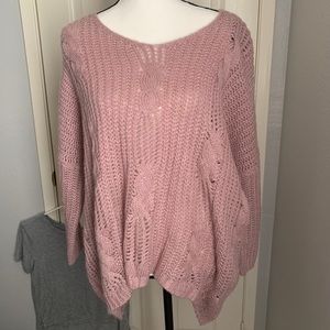 Oversized Mauve Sweater from American Rag